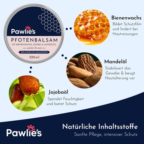 Pfotenbalsam für Hunde & Katzen – Pfotenbalsam Inhaltsstoffe erklaert